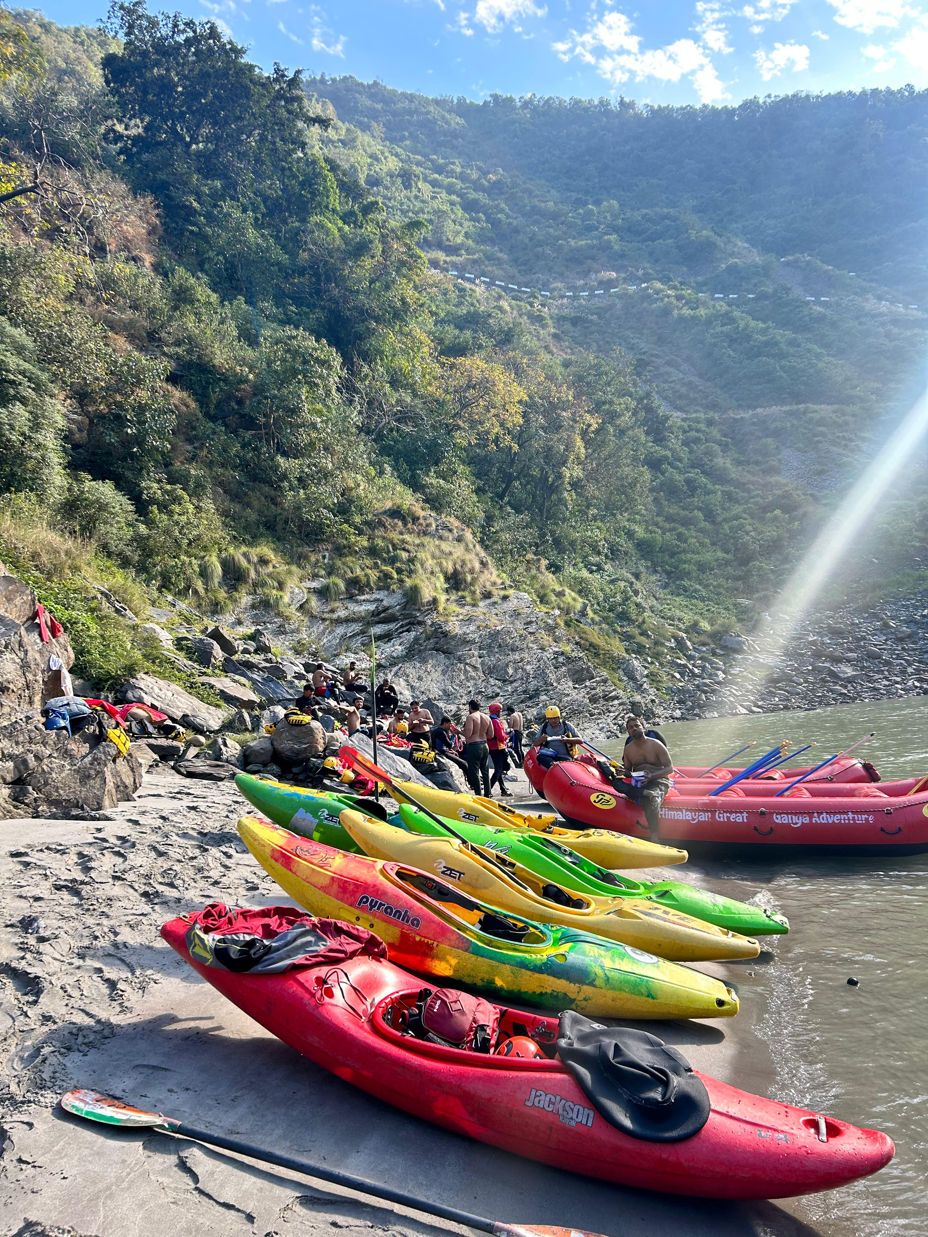 Beginner Flat-water Kayaking in Rishikesh